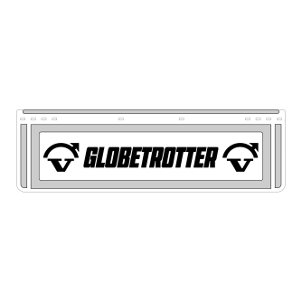 Coppia paraspruzzi corto – BIANCO – GLOBETROTTER
