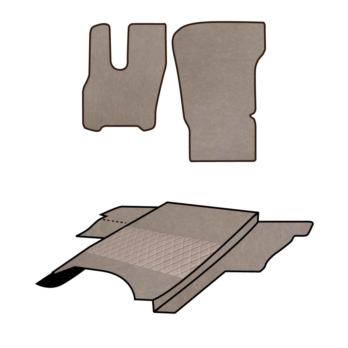 Set copricofano e tappeti – Daf XG XG+ – New Road