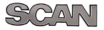 Scritta SCANIA Acciaio + 3D