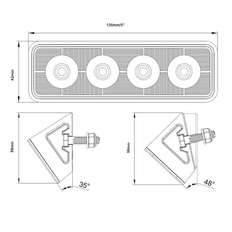 Faretto da lavoro 2800 lumen