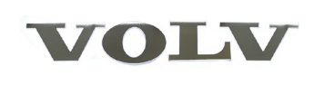 Scritta VOLVO Acciaio