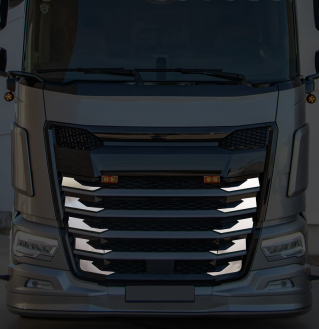 Griglie Angolari Mascherina Laterale Acciaio - DAF XG, XG+, XF