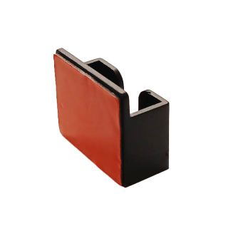 Porta Microfono CB in Plastica con Adesivo
