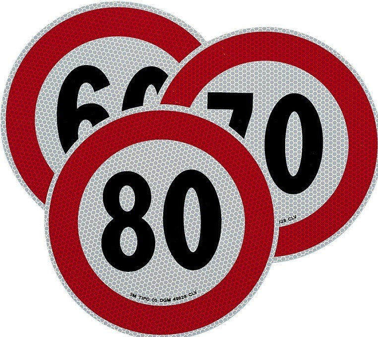Adesivo Limite Velocità