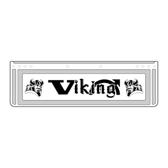Coppia paraspruzzi corto – BIANCO – VIKING