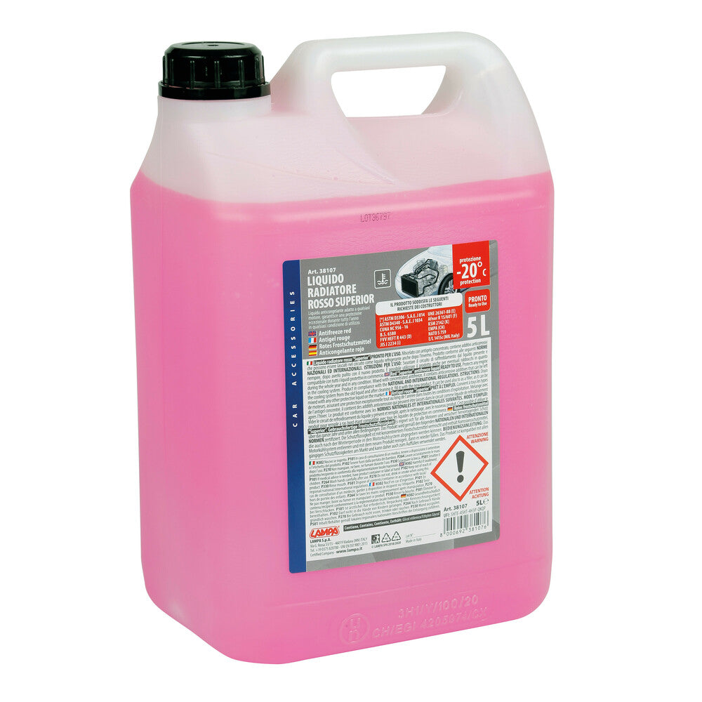 Liquido Antigelo Radiatore Rosso – 5 L