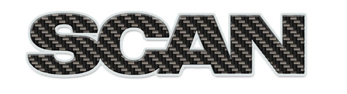 Scritta SCANIA Carbon Black