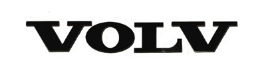 Scritta VOLVO Black - Aero