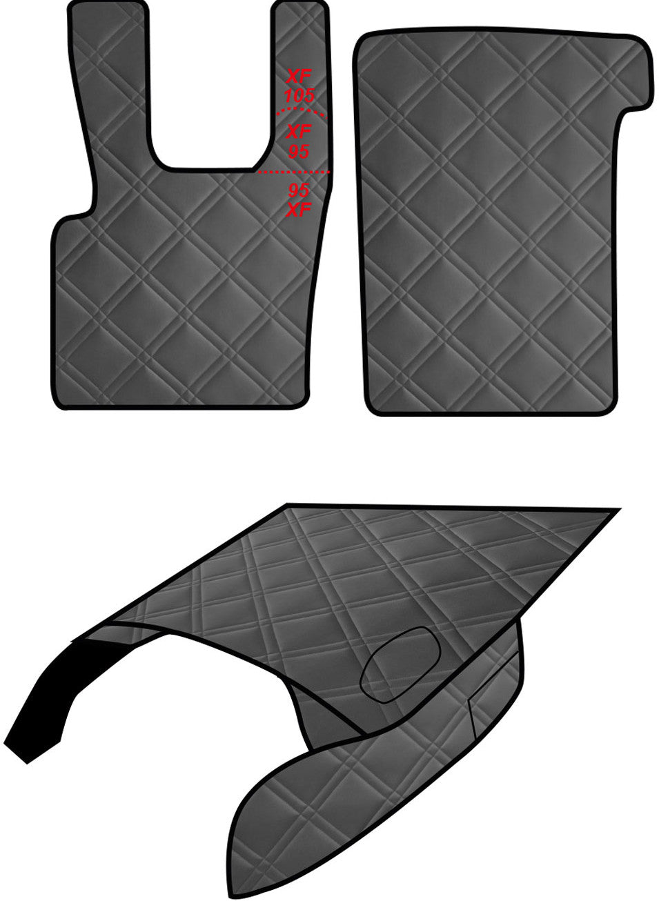 Set copricofano e tappeti - Daf XF95, XF105