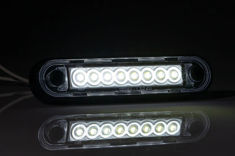 Luce ingombro 8 LED Trasparente – Bianco
