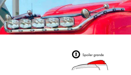 Supporto Fari - Scania S/R New - Spoiler Grande