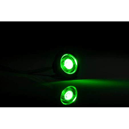 Luce ingombro tonda – VERDE